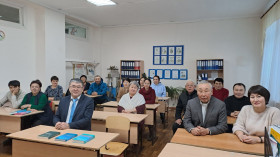 Встреча коллектива школы со Степаном Владимировичем Калмыковым.
